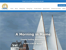 Tablet Screenshot of amorninginmaine.com